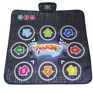 <span class=keywords><strong>Tapis</strong></span> de danse électronique pour enfants R01-MAX, <span class=keywords><strong>tapis</strong></span> de jeu musical avec lumières LED, volume réglable, jeu de rythme amusant, jouet pour filles et garçons, cadeaux - Product Image 3