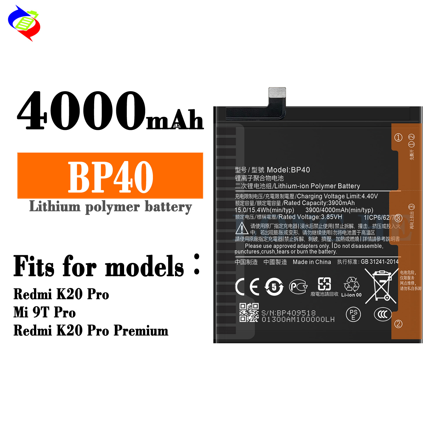 para Redmi K20 Pro/Mi 9T Pro/Redmi K20 Pro Premium