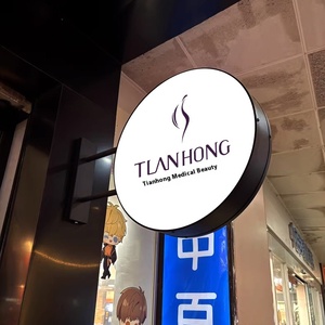 Cartellone in acrilico a doppia faccia scatola luminosa a LED per cartello per rete da latte rosso negozio di alluminio presa diretta in fabbrica - Product Image 1