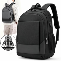 Sac à dos en nylon léger haute densité personnalisé, directement de l'usine, avec port USB, grande capacité, pour ordinateur portable professionnel