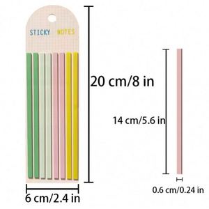 12-Color Transparent Index <b>Stickers</b> 160 <b>Sheets</b>/pad Self-Adhesive Student Reading Marker Supplies Stationary School Supplies - Product Image 2