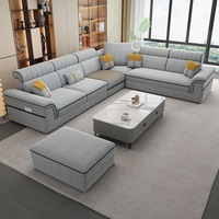 Neues Trendiges Sofa-Set Modernes Design Eck-Modular U-förmig für Wohnzimmer Kombinierbare Sektionalmöbel Wohnzimmersofa-Set
