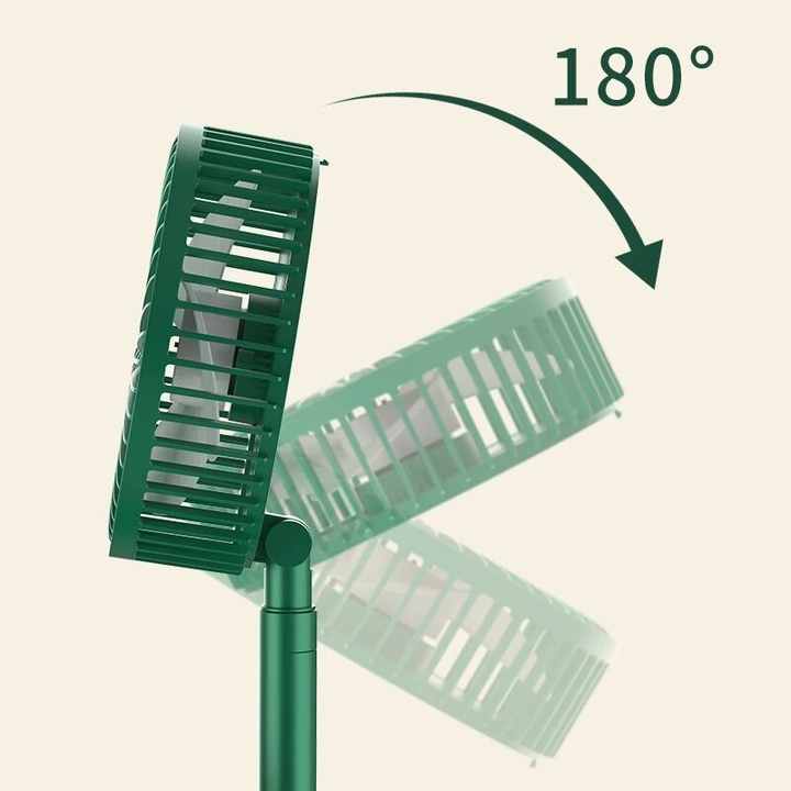 Afrique Best-seller Ventilateur pliable Portable Household USB Rechargeable Rétractable Mute Fan Electric Adjustable Mini Fan