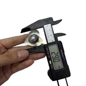 Componentes de joyería con perlas naturales y tapas de cuentas en forma de corazón estilo Love para la fabricación de collares y bolsos - Product Image 3