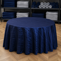 Nappe en taffetas texturé en polyester pour galas d'entreprise, conventions et programmes d'événements de marque