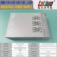 Alimentation à découpage industrielle SMPS 2500W, entrée triphasée 380VAC vers sortie CC 0-160V 170V 180V 190V 200V 220V, transformateur