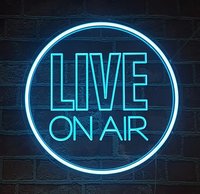 Panneau lumineux néon rond « Live on Air » alimenté par USB, plaque acrylique illuminée pour TikTok, Twitch, décor de fond de studio pour streamer