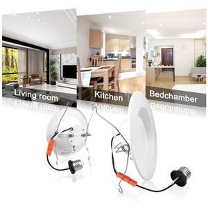 Kim loại + Nhựa Led trang bị thêm Downlight 6 inch Đèn chiếu sáng và mạch thiết kế vòng hình dạng hiện đại 12W/15W Led OEM - Product Image 6