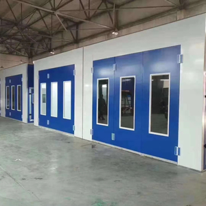 ห้องพ่นสีรถยนต์แบบดูดอากาศลงเต็มรูปแบบ ขายดี พร้อมระบบทำความร้อนไฟฟ้า/ดีเซล - Product Image 1