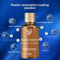 X9 Revitalisant Liquide Céramique pour Plastiques de Voiture – Anti-Jaunissement, Rénovateur et Cire de Polissage pour Tableau de Bord et Intérieur