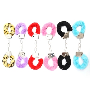 Sexy BDSM Toys Soft Metal Wrist Fluffy <strong>Handcuff</strong> Sex Gift Toys Love Cuff Cheap <strong>Handcuffs</strong> - Product Image 1