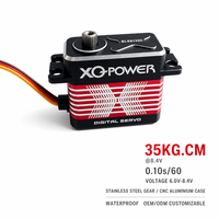 Servomoteur numérique XQ-POWER XQ-BLS8135D 35kg Brushless 210 degrés étanche engrenage en acier inoxydable CNC aluminium HV OEM ODM Vente en gros