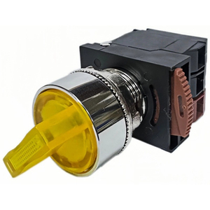22mm 1no1nc 2/3 vị trí LED ánh sáng chiếu sáng kim loại bình thường dài sharft Knob chuyển đổi quay Selector chuyển push button chuyển - Product Image 2