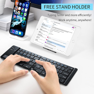 New Aluminium Alloy Foldable BT <b>Keyboard</b> Ultra Thin USB 3.0 Fashion <b>KEYBOARD</b> for <b>Tablet</b> Phone Pad Mini Portable <b>keyboard</b> - Product Image 2