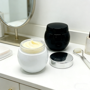 Envases Cosméticos Recargables con Logotipo Personalizado, Frascos de Vidrio Esféricos de 30g, 50g y 100g para Crema Facial - Product Image 4