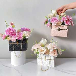 Cesta <span class=keywords><strong>de</strong></span> embalaje para ramo, caja <span class=keywords><strong>de</strong></span> regalo, bolsa <span class=keywords><strong>de</strong></span> <span class=keywords><strong>flores</strong></span> con cadena <span class=keywords><strong>de</strong></span> Metal, Cubo <span class=keywords><strong>de</strong></span> almacenamiento para ramo, bolsa <span class=keywords><strong>de</strong></span> <span class=keywords><strong>flores</strong></span>, bolso, boda, <span class=keywords><strong>fiesta</strong></span> <span class=keywords><strong>de</strong></span> cumpleaños - Product Image 2