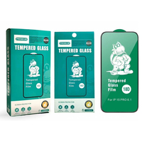 Protection d'écran en verre trempé 18D à colle intégrale et couverture complète, avec coussin d'air anti-chute, prix usine pour Infinix Hot 30i et iPhone 14 15 16