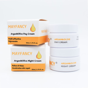 Fabricant Mayfancy OEM ODM Soins de la peau Hydratant Oxydant <span class=keywords><strong>Anti</strong></span>-rides <span class=keywords><strong>Anti</strong></span>-âge Vegan Argan Olivl Crème pour le <span class=keywords><strong>visage</strong></span> - Product Image 1