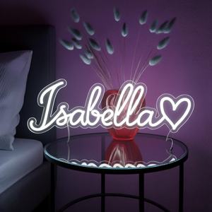 Décoration murale d'entreprise 1PC Logo LED personnalisé Impression UV personnalisée <span class=keywords><strong>Hello</strong></span> Gorgeous Neon Sign Enseigne lumineuse néon flexible 3D personnalisée - Product Image 1