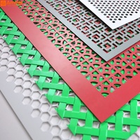 Plaques métalliques perforées sur mesure en aluminium micro-perforé de 1,4 mm, 2 mm, 8 mm de diamètre