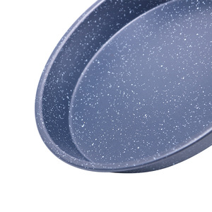 Molde redondo para hornear pizzas y pasteles, de acero al carbono, con revestimiento de teflón antiadherente. - Product Image 2