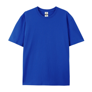 เสื้อยืดผ้าฝ้าย100% สำหรับผู้ชายชุดชั้นในสีพื้นแขนสั้นคอไหมพิมพ์ลายไซส์สหรัฐ/สหภาพยุโรป - Product Image 5