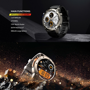 นาฬิกาสมาร์ทวอทช์รุ่นใหม่ DM56 GPS สำหรับเล่นกีฬา หน้า<span class=keywords><strong>จอ</strong></span> AMOLED กันน้ำ 5ATM วัดความกดอากาศ วัดความสูง วัดค่าความกดอากาศ วัดค่าความสูงเหนือระดับน้ำทะเล พร้อมฟังก์ชั่นตรวจสอบสุขภาพ สำหรับผู้ชาย - Product Image 3