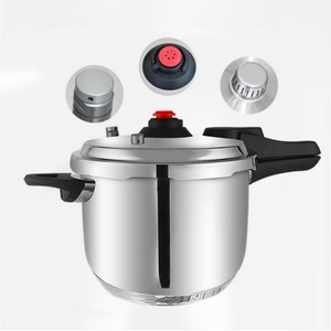 Casserole à pression pour la cuisine domestique <span class=keywords><strong>4</strong></span>/6/8/10 <span class=keywords><strong>L</strong></span>, cuisson rapide, anti-explosion, longue poignée, acier inoxydable 304 - Product Image 3