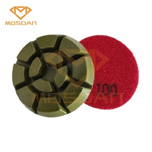 4 인치 그릿 100 다이아몬드 바닥 콘크리트 연마 패드 - Product Image 1