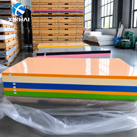 Panneau acrylique coulé Xinhai coloré, résistant aux UV, pour extérieur, 2mm 3mm 5mm 1220*2440mm, pour caisson lumineux/enseigne