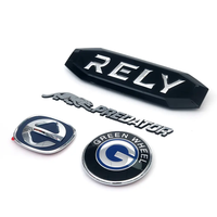 Logo personnalisé 3D ABS Plastique Chrome Emblème de voiture Insigne de voiture Chrome Lettre Autocollant Auto Emblème de voiture Badges en gros