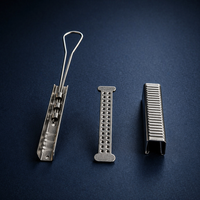 Pince de tension pour câble plat en acier inoxydable poli miroir, nouvelle pince de maintien pour câble de descente