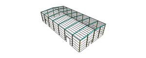 Entrepôt et <span class=keywords><strong>hangar</strong></span> d'avions en structure métallique pour atelier et bâtiment de bureaux, conception préfabriquée avec couleur personnalisée - Product Image 6