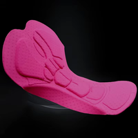 Coussin de selle de vélo en gel 3D pour femme, de haute qualité, avec impression de logo personnalisée, pour une longue durée de cyclisme
