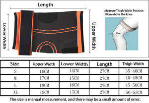 Sangle ajustable et personnalisée, <span class=keywords><strong>sport</strong></span>, basket-ball, housse pour genou, tricot 3d, <span class=keywords><strong>compression</strong></span> élastique, bon marché - Product Image 5