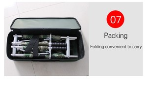 เปลหามพยาบาลแบบพับได้ น้ำหนักเบา พกพาสะดวก ผลิตจากอลูมิเนียมอัลลอย รับน้ำหนักได้มาก ขายดี สำหรับการฟื้นฟูสมรรถภาพ - Product Image 6