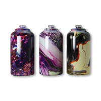 Flacon de parfum OEM Dernier modèle Capsule de peinture personnalisée avec bouchon rond en verre Flacon de parfum de 100ml
