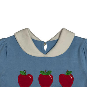 <span class=keywords><strong>Maglione</strong></span> da bambina di <span class=keywords><strong>natale</strong></span> ricamato in 100% in cotone, - Product Image 3