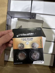 Batteria a Bottone al Litio Manganese <span class=keywords><strong>3V</strong></span> CR2032 <span class=keywords><strong>CR2025</strong></span> CR1616 Prezzo all'Ingrosso - Product Image 3