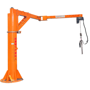 Grúas de pluma para la venta Plataformas DE TRABAJO Grúa de pluma móvil pesada con polipasto eléctrico o polipasto de cadena - Product Image 3