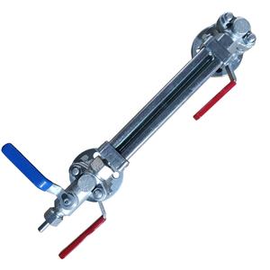 Plaque en verre réflexe chaudière à vapeur d'eau jauge de niveau en acier moulé fermeture rapide/vanne de jauge ouverte indicateur de niveau de verre de vue - Product Image 2