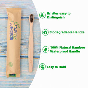 <span class=keywords><strong>Fancy</strong></span> Hotel Custom Eco Bambus Zahnbürste Bambus Wieder verwendbare Zahnbürste Hersteller Lieferant Preis Bambus Zahnbürste - Product Image 2