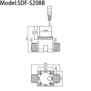 <span class=keywords><strong>Vanne</strong></span> solénoïde magnétique bistable à impulsion Goldenland G1/2 DC 3V 6V <span class=keywords><strong>pour</strong></span> urinoir, robinet sans contact ou toilettes intelligentes - Product Image 2