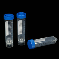 Tubes de centrifugation coniques gradués de laboratoire de 50 ml avec support pour tubes Falcon de 12000 g avec ISO