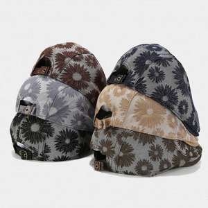 2024 Autumn New Trendy Daisy Print Newsboy <b>Hat</b> Men European American Beret Women Fashion Casual Ivy <b>Hat</b> - Product Image 4
