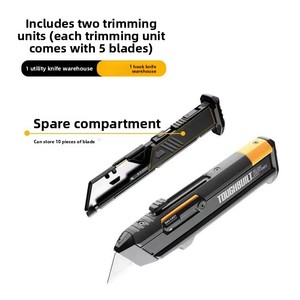 <span class=keywords><strong>Couteau</strong></span> utilitaire et grattoir TOUGHBUILT TB-H4S2-03-R avec cartouche rechargeable et 2 magazines - Product Image 3