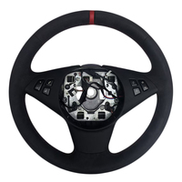 Vente en gros de housses de volant en cuir perforé rayé m Sport pour BMW E60 2007