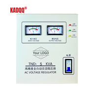 Conditionneur-stabilisateur de puissance monophasé tout-en-un pour commande de servomoteur, technologie SVC, capacité 5KVA, écran LCD + filtre + protection contre les surtensions