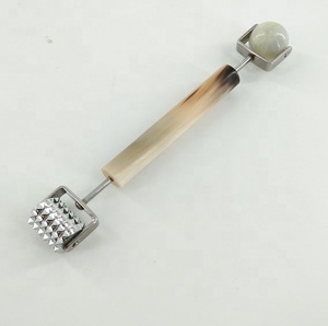 Herramienta para mascarilla <span class=keywords><strong>Facial</strong></span>, Dispositivo de masaje de belleza, reflexología, con mango de bocina OX - Product Image 2