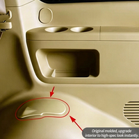 Pour Toyota Land Cruiser LC200 2008-2021, cache-trou de vis ABS pour siège arrière, modèle de base, accessoires intérieurs de voiture
